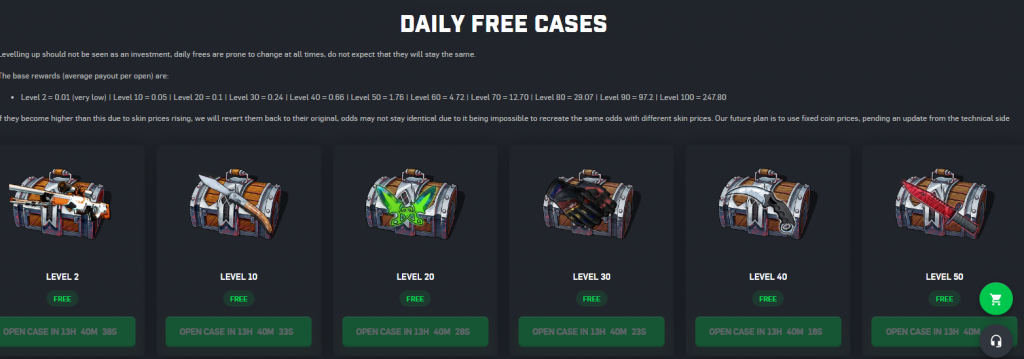 Free daily cases